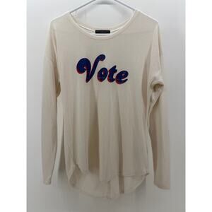 Womens Soft Comfy Vote Sweatshirt - Size Small